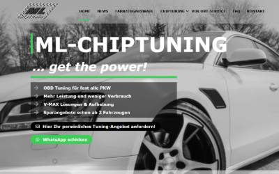 Website preview for ML-Chiptuning