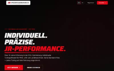 Website preview for JR-Performance