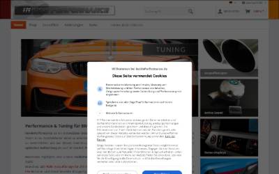 Website preview for insidePerformance