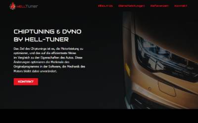 Website preview for HellTuner Chiptuning & Dyno