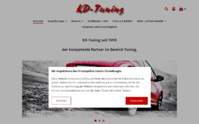 Website preview for KD-Tuning