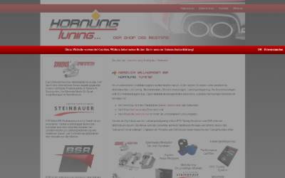 Website preview for Hornung Tuning / Gottfried Hornung