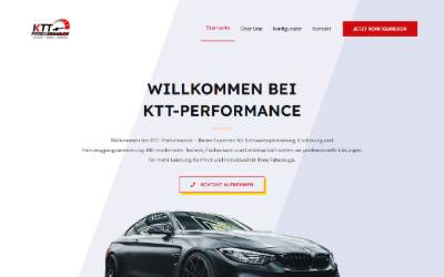 Website preview for KTT-Performance
