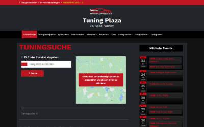 Website preview for Tuning-Plaza
