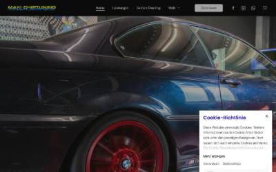 Website preview for Maxi-Chiptuning