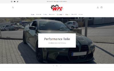 Website preview for Westco Performance Engineering