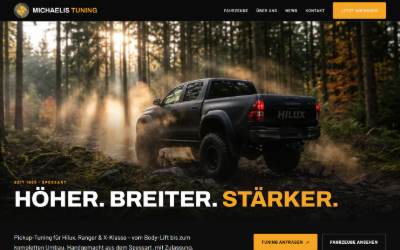 Website preview for MICHAELIS TUNING