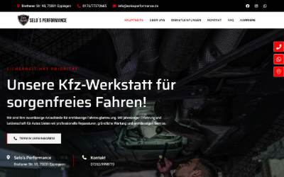 Website preview for Selo's Performance