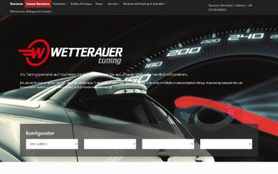 Website preview for Wetterauer-Tuning Koblenz