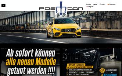 Website preview for POSAIDON GmbH