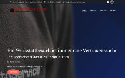 Website preview for AutoService Inanc