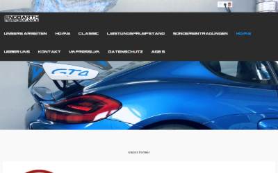 Website preview for Engbarth Performance