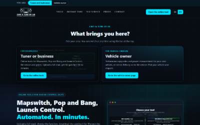 Website preview for Chip & Tune by HB