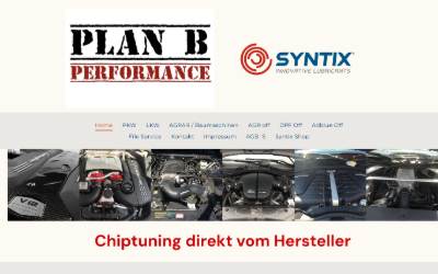 Website preview for Plan-B Performance