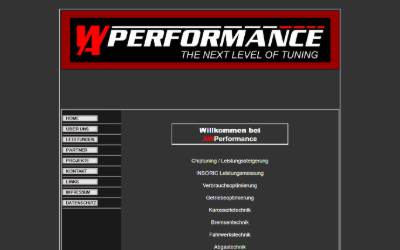 Website preview for AWPerformance