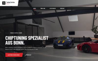 Website preview for Tuning Service Bonn