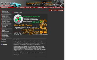 Website preview for ML Tuning
