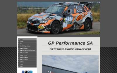 Website preview for GP Performance