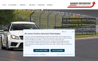 Website preview for Baumert-Motorsport-Performance GmbH