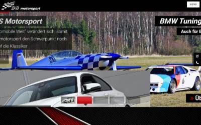 Website preview for DS Motorsport GmbH