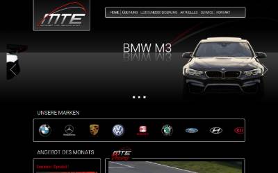 Website preview for MTE Motoren & Technik East