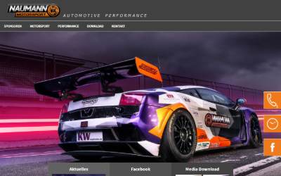 Website preview for Naumann Motorsport