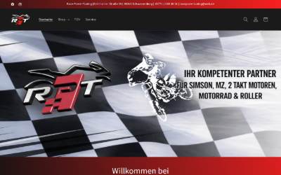 Website preview for Race-Power-Tuning