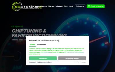 Website preview for ES Systems