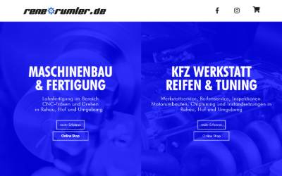 Website preview for Firma rene rumler Chiptuning & More