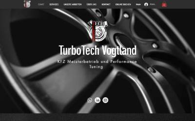 Website preview for TurboTech Vogtland