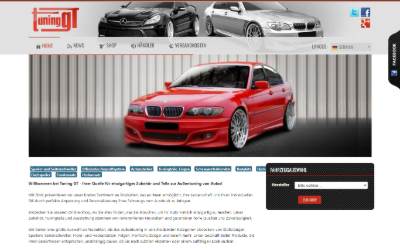 Website preview for TUNING-GT Auto-Tuning-Shop