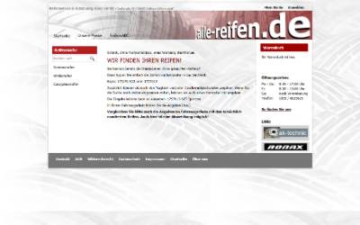 Website preview for Reifenservice und Autotuning Kühn GmbH