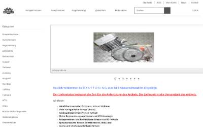 Website preview for Easttuning Denny Illing KFZ Meisterwerkstatt