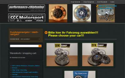 Website preview for CCC Motorsport