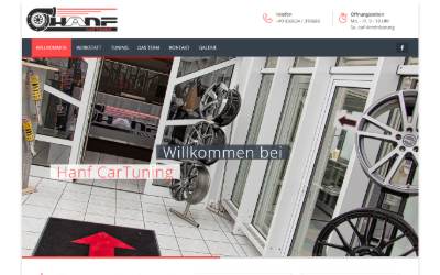 Website preview for Hanf CarTuning