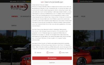 Website preview for Autotechnik Haring
