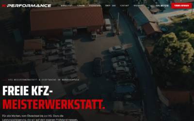 Website preview for K-Performance Service , Reparaturen , Leistungssteigerung