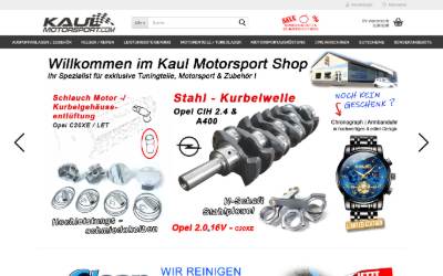 Website preview for Kaul Motorsport | Autozubehör - Inh. Matthias Kaul