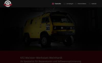 Website preview for KFZ Service Meinhardt - Stefan Meinhardt