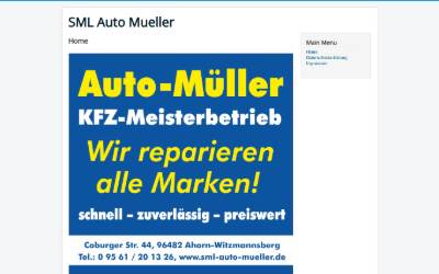 Website preview for SML Tuning Auto Müller