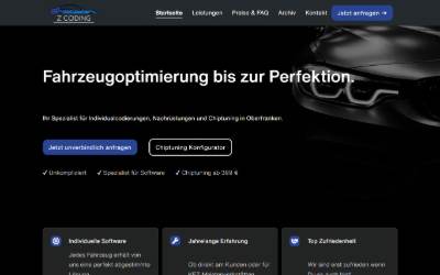 Website preview for Z Coding Chiptuning & Codierungen