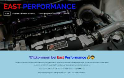 Website preview for East-Performance