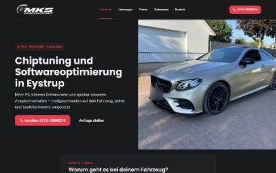 Website preview for MKS Fahrzeugtechnik
