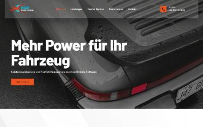 Website preview for Moin Leistung - KFZ SoftwareTuning