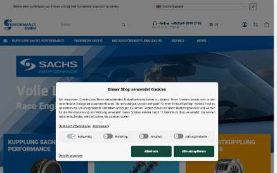 Website preview for S-Performance GmbH