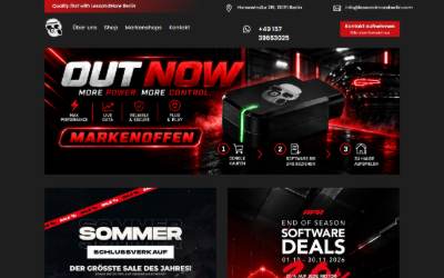 Website preview for LessandMore