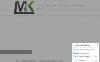 Website preview for MK-Tuning-Group