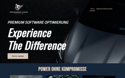 Website preview for Performance Center Ostfriesland