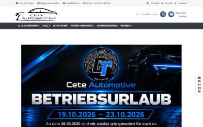 Website preview for Cete Automotive GmbH