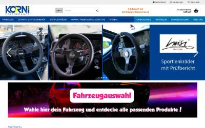 Website preview for KORNI Performance